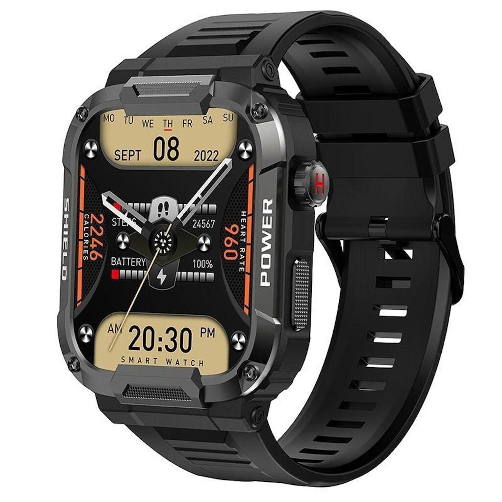 Relógio impermeável, chamada bluetooth, monitor de saúde, natação, ios, telefone android