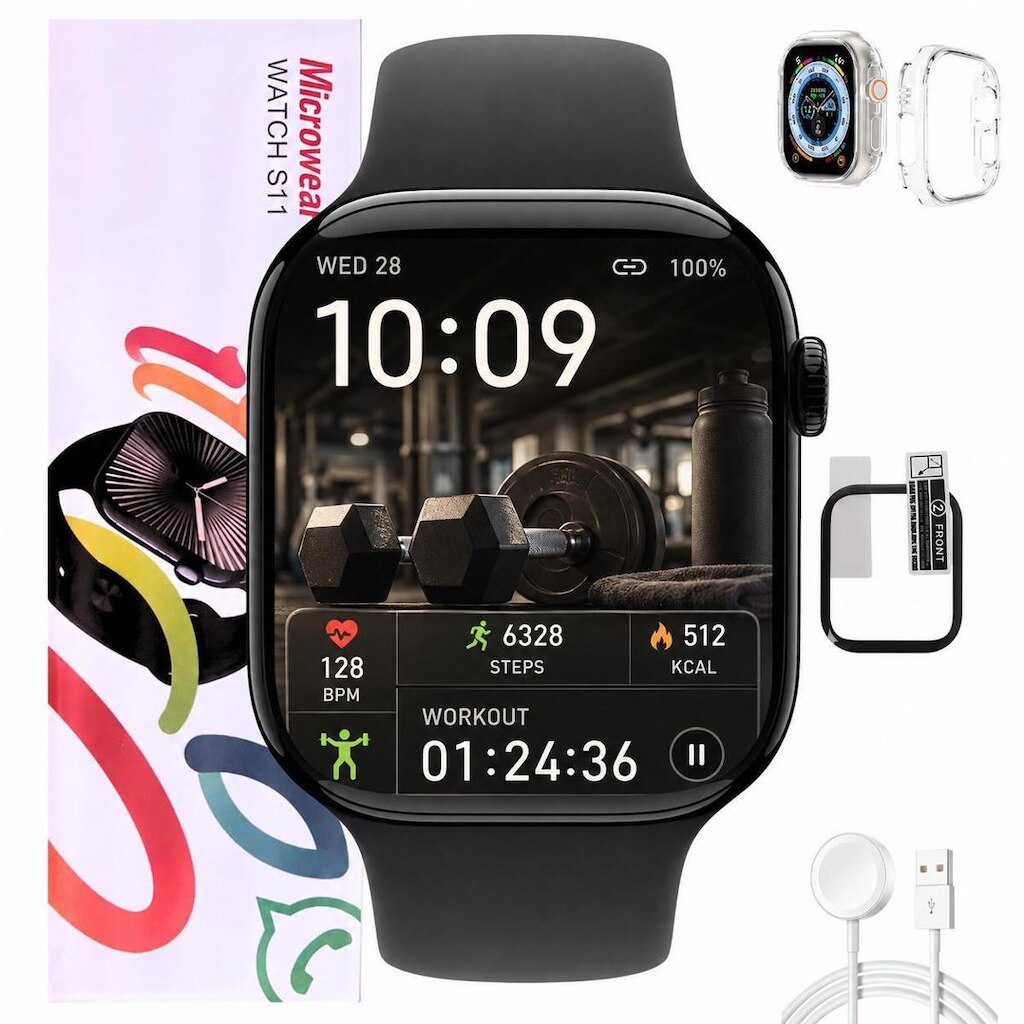 Relógio Inteligente Microwear S11 Lançamento Gps Nfc Monitor De Atividades Bluetooth Android iOS
