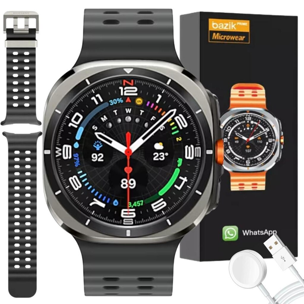 Relogio Inteligente Serie 10 Smartwatch Ma27 Android iOS Bluetooth Masculino Feminino Gps ChatGpt