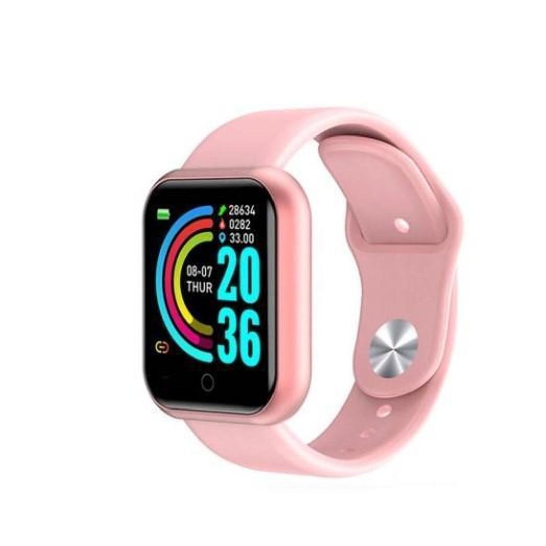 Relógio Inteligente Smart Bracelet D20 Pro Y68 Rosa Netshoes
