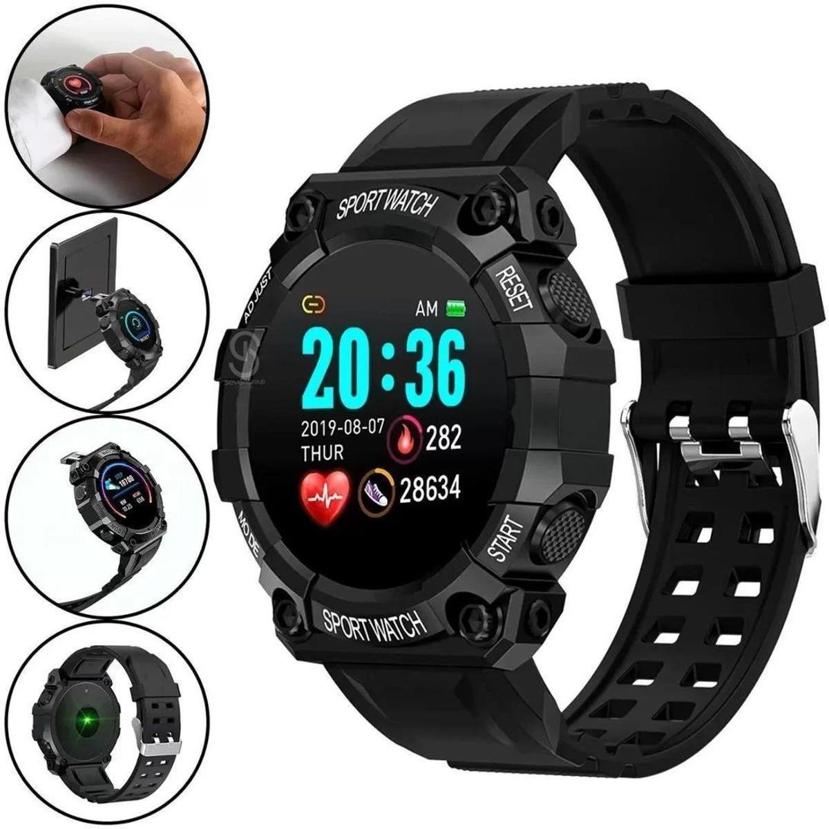 Relogio Inteligente Smartwatch D20 Shock Sport Bluetooth Menor preço em Relogio Inteligente Smartwatch D20 Shock Sport Bluetooth