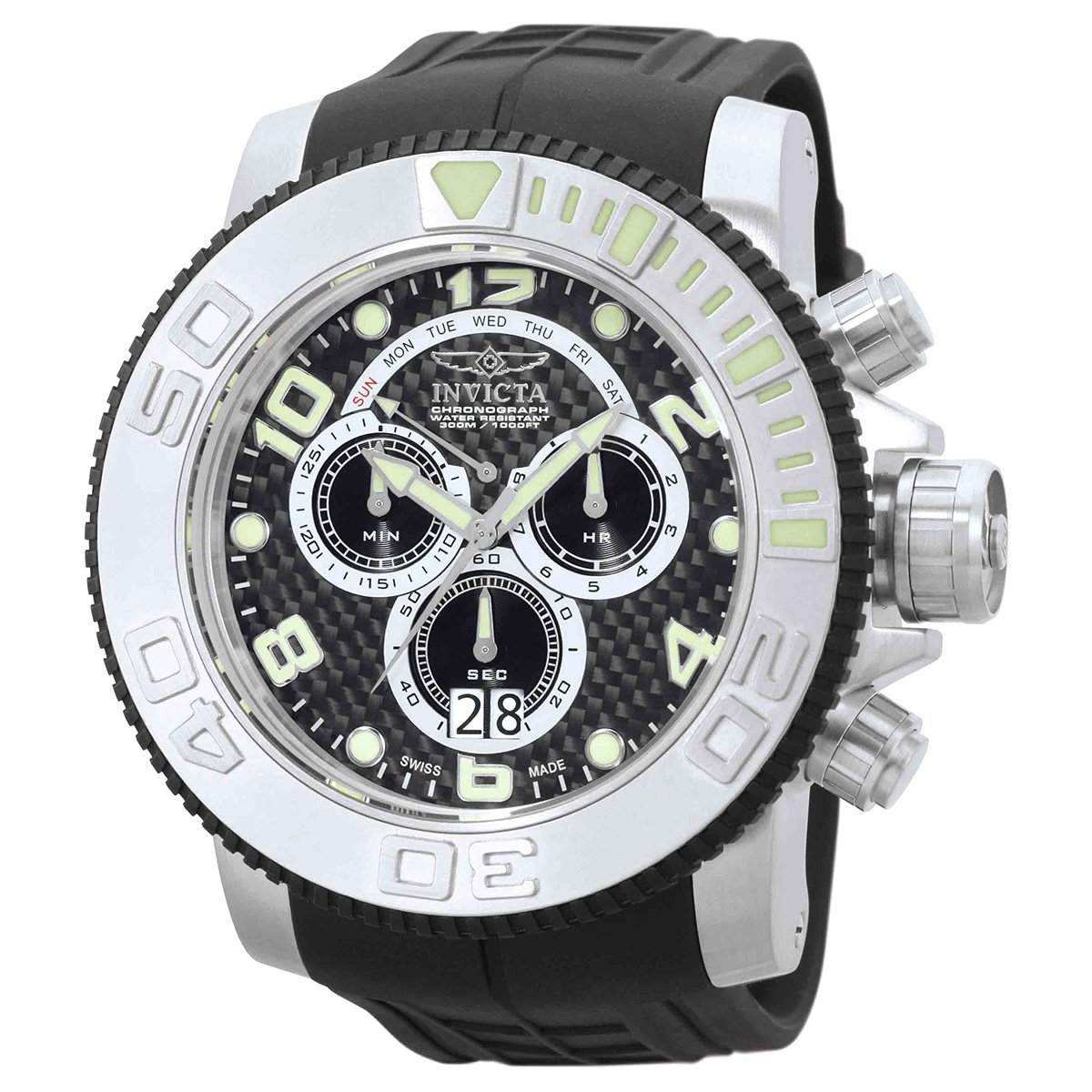 relogio invicta masculino prata