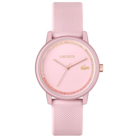 Relógio Lacoste Feminino Borracha Rosa 2001289 - Rosa Menor preço em Relógio Lacoste Feminino Borracha Rosa 2001289 - Rosa