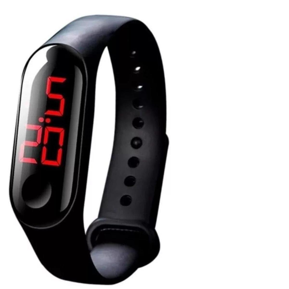 Relógio Led Digital Pulseira Silicone Sport Academia Unissex Menor preço em Relógio Led Digital Pulseira Silicone Sport Academia Unissex