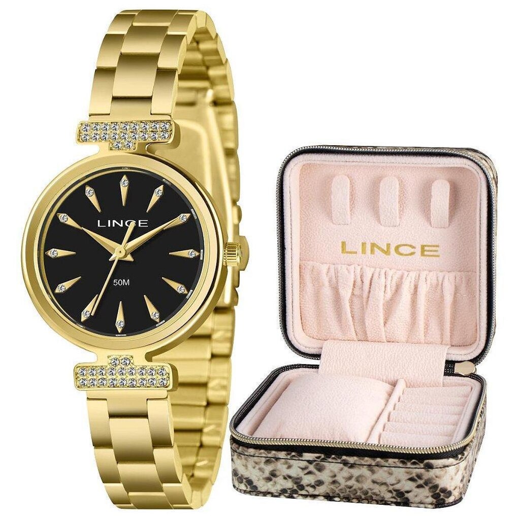 Relógio Lince Feminino Dourado– LRGH300L30