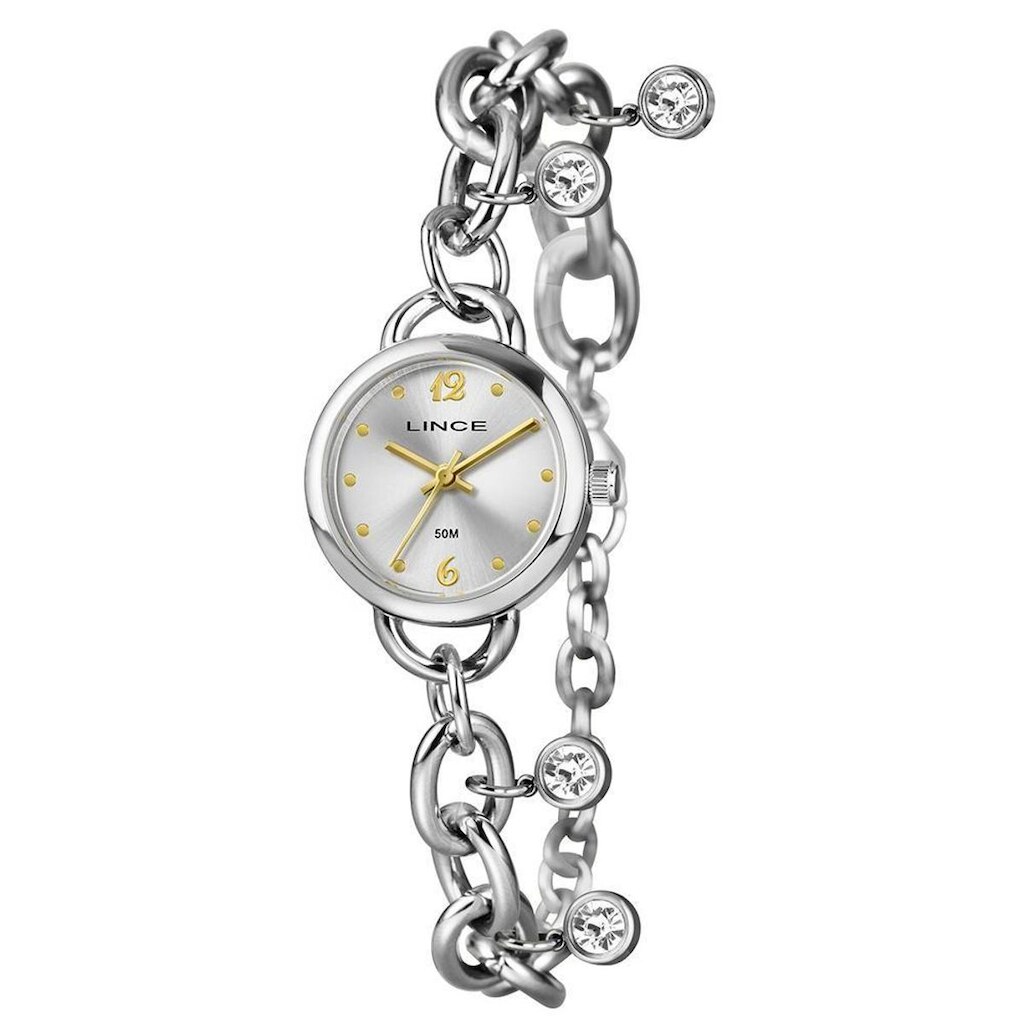 Relógio Lince Feminino Ref: Lrm4877l25 S2sx Bracelete Prateado