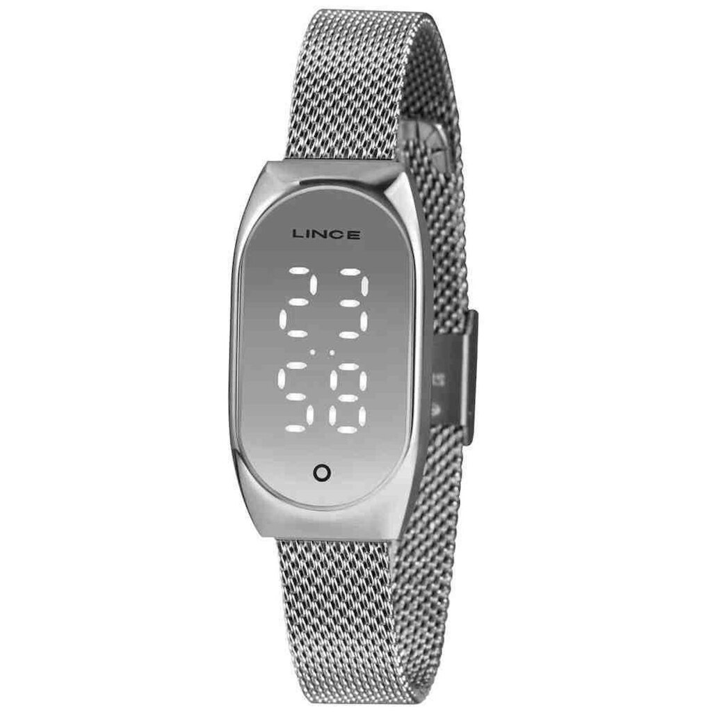 Relógio Lince Led Feminino Digital Ldm4706l - Prata