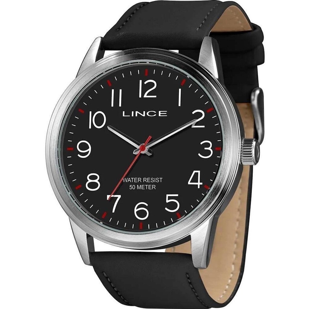 Relógio Lince Masculino MRCH188L46 Clássico Couro