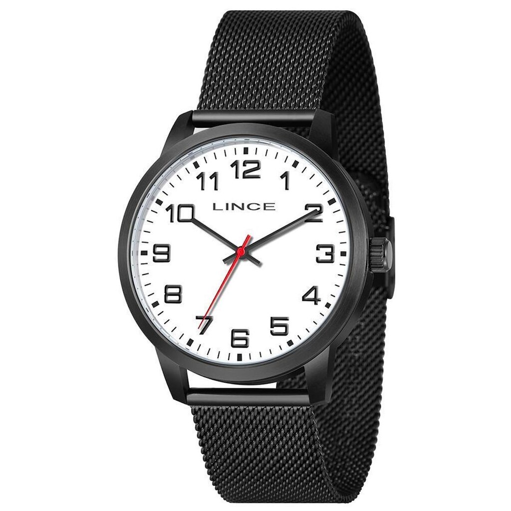 Relógio Lince   Mrnl Bpx Casual Mesh Black