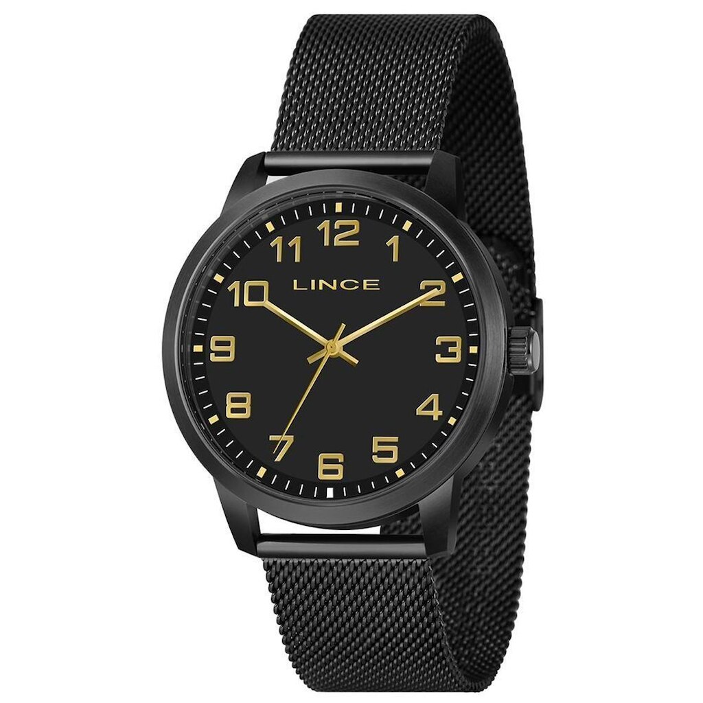 Relógio Lince   Mrnl Ppx Casual Mesh Black