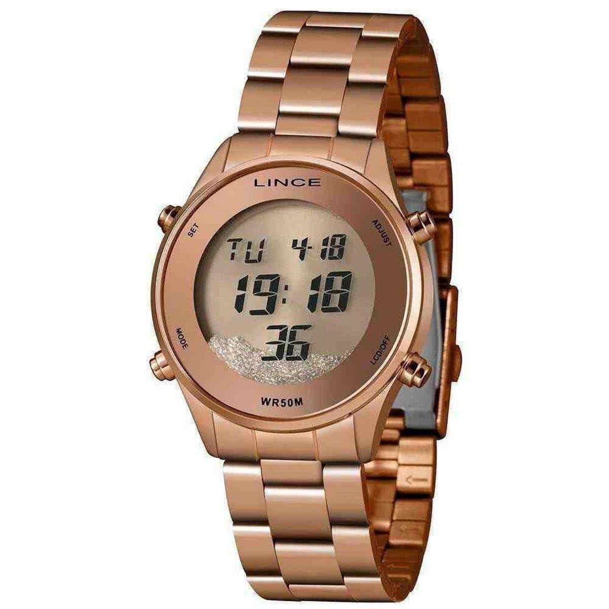 Relógio feminino rose lince Clearance