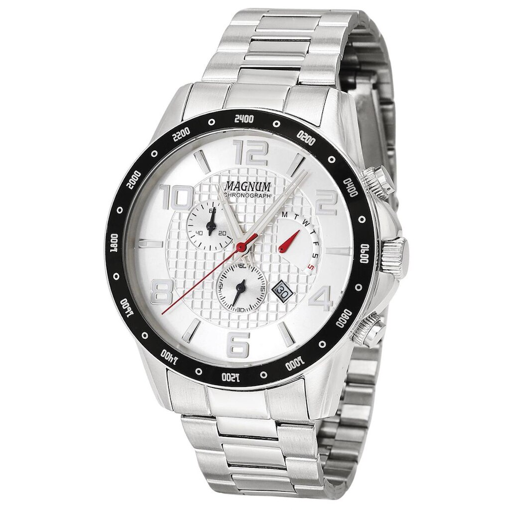 Relógio Magnum MA35191Q Quartz Prateado