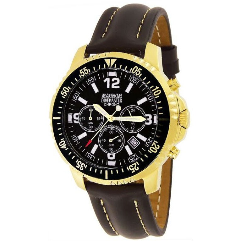 Relogio Magnum Pulseira De Couro com Preços Incríveis no Shoptime