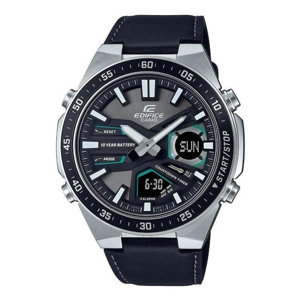 Relógio Masculino Anadigi Casio Edifice A Prova D'Água EFV-C110L-1AVDF