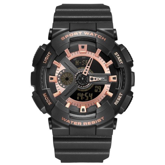 Relógio Masculino Borracha Esportivo Weide AnaDigi - 11853 - Preto Menor preço em Relógio Masculino Borracha Esportivo Weide AnaDigi - 11853 - Preto