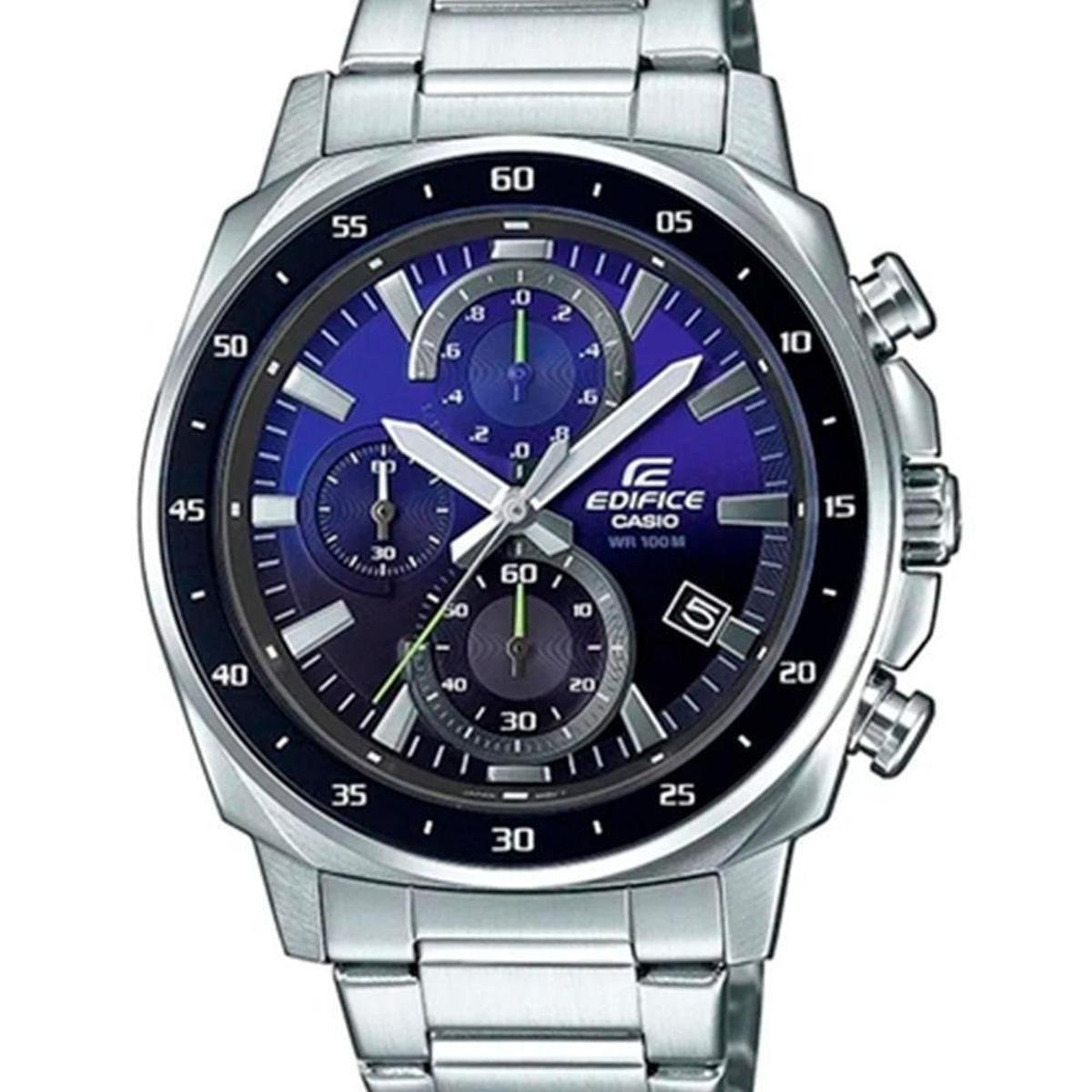 Relógio Masculino Casio Edifice - EFV-600D-2AVUDF Menor preço em Relógio Masculino Casio Edifice - EFV-600D-2AVUDF