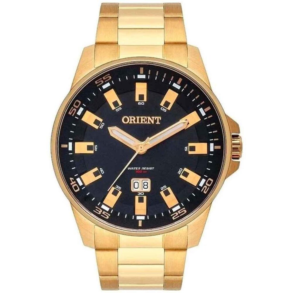 Relógio Masculino Casual Dourado Orient MGSS1218 P1KX