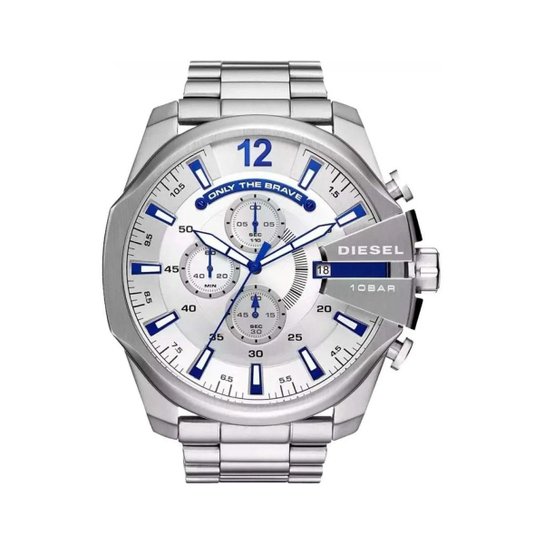 Relógio Masculino Diesel Dz4477 Megachief Aço 52mm - Cinza Menor preço em Relógio Masculino Diesel Dz4477 Megachief Aço 52mm - Cinza