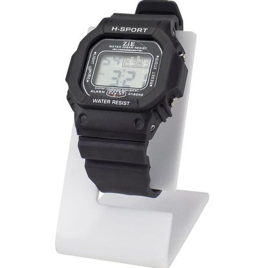 Relógio Masculino Digital Sport A prova d'agua KRS64 - Preto Menor preço em Relógio Masculino Digital Sport A prova d'agua KRS64 - Preto