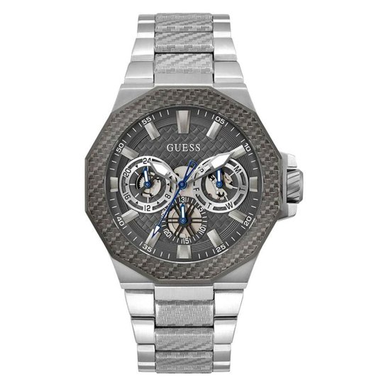 Relógio Masculino Guess Prata GW0636G1 - Prata Menor preço em Relógio Masculino Guess Prata GW0636G1 - Prata
