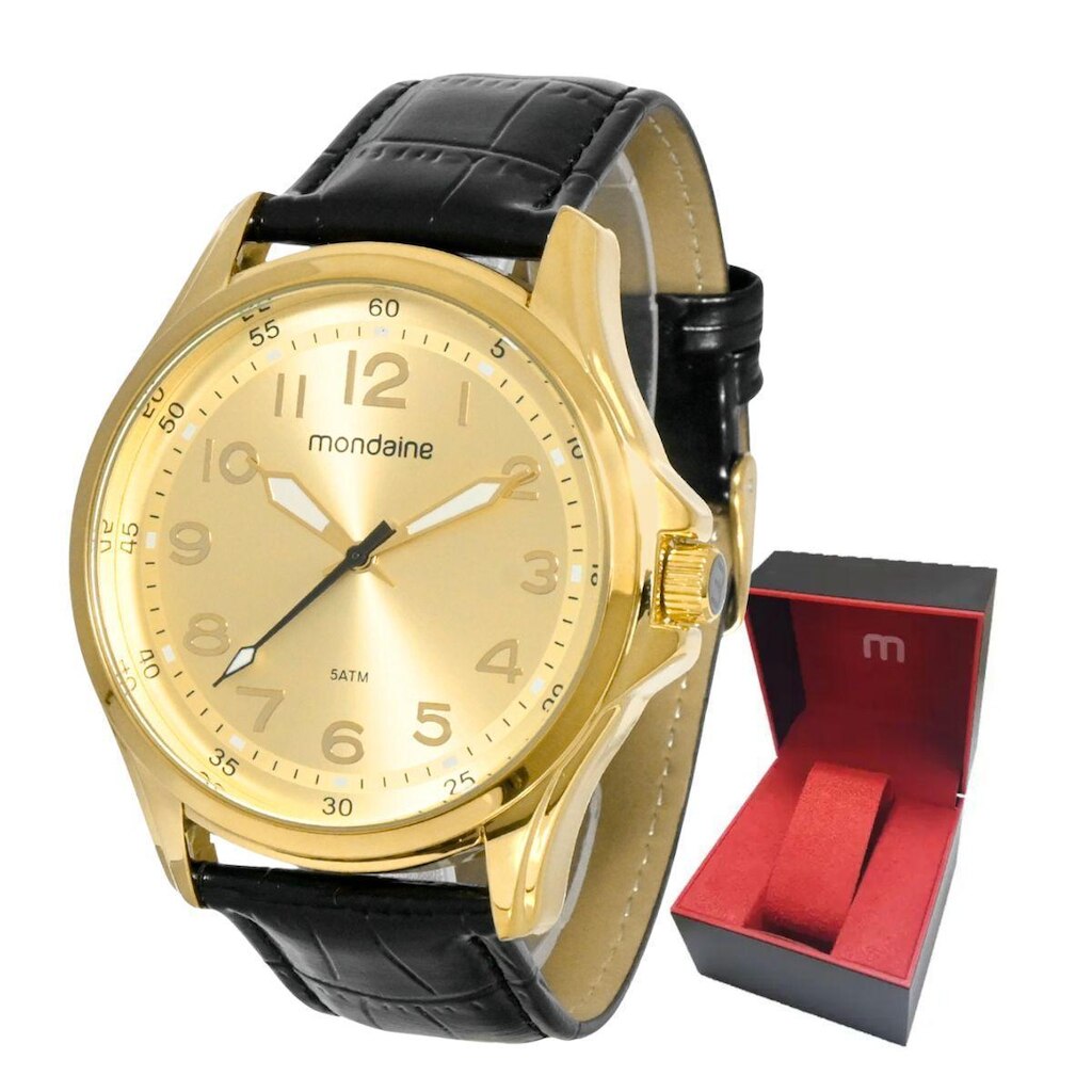 Relógio Masculino Mondaine de Pulso Resistente Original