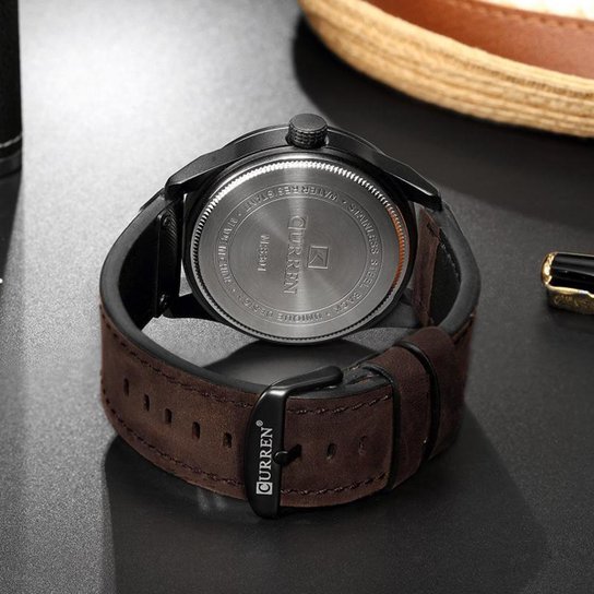 Relógio Masculino Original Curren Esportivo + Pulseira Bolinha