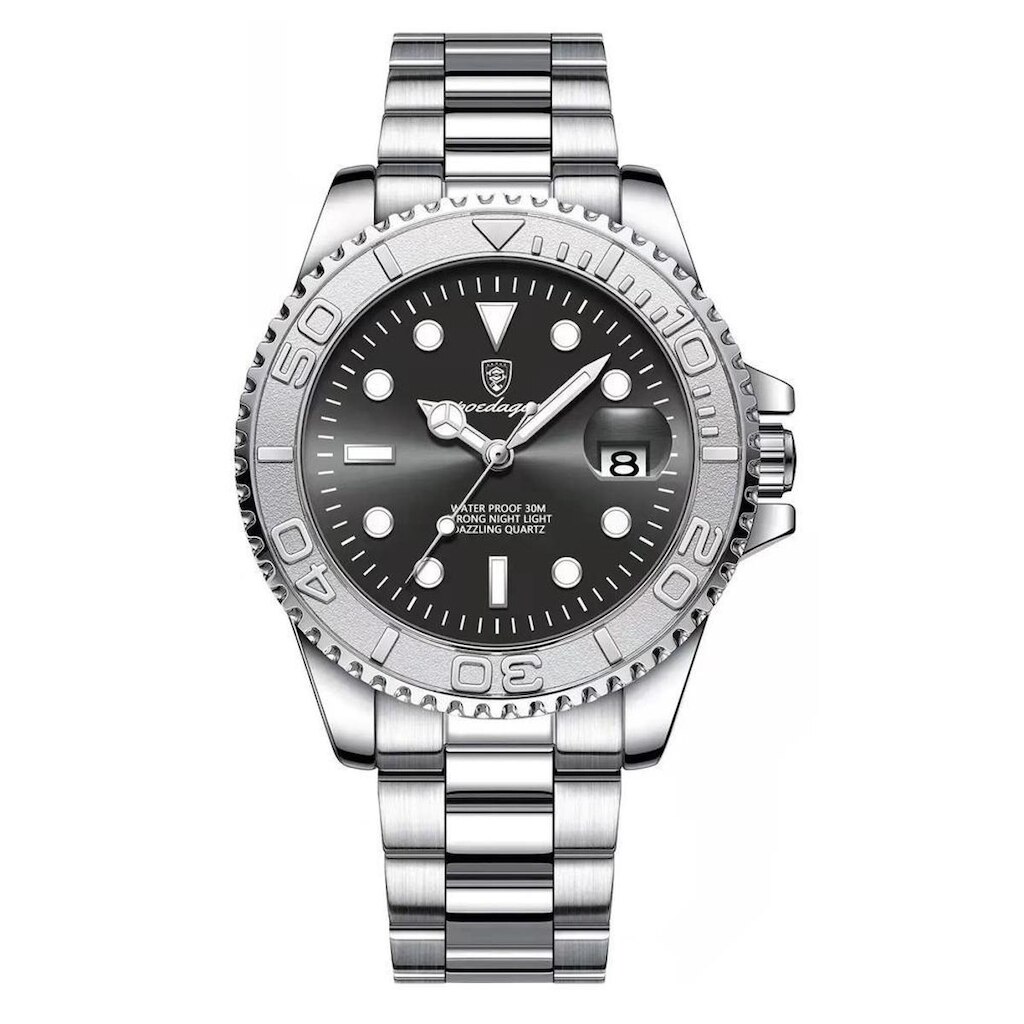Relógio Masculino Poedagar 680S Aço inoxidável