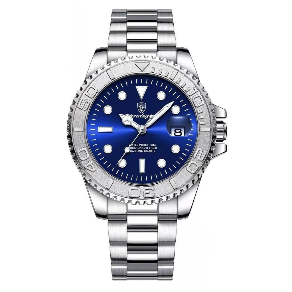 Relógio Masculino Poedagar 680S Aço inoxidável