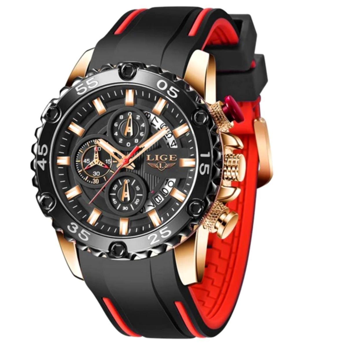 Relógio Masculino Pulseira de Silicone Esportivo de Quartzo A Prova D´agua é ruim? Relógio Masculino Pulseira de Silicone Esportivo de Quartzo A Prova D´agua é boa?