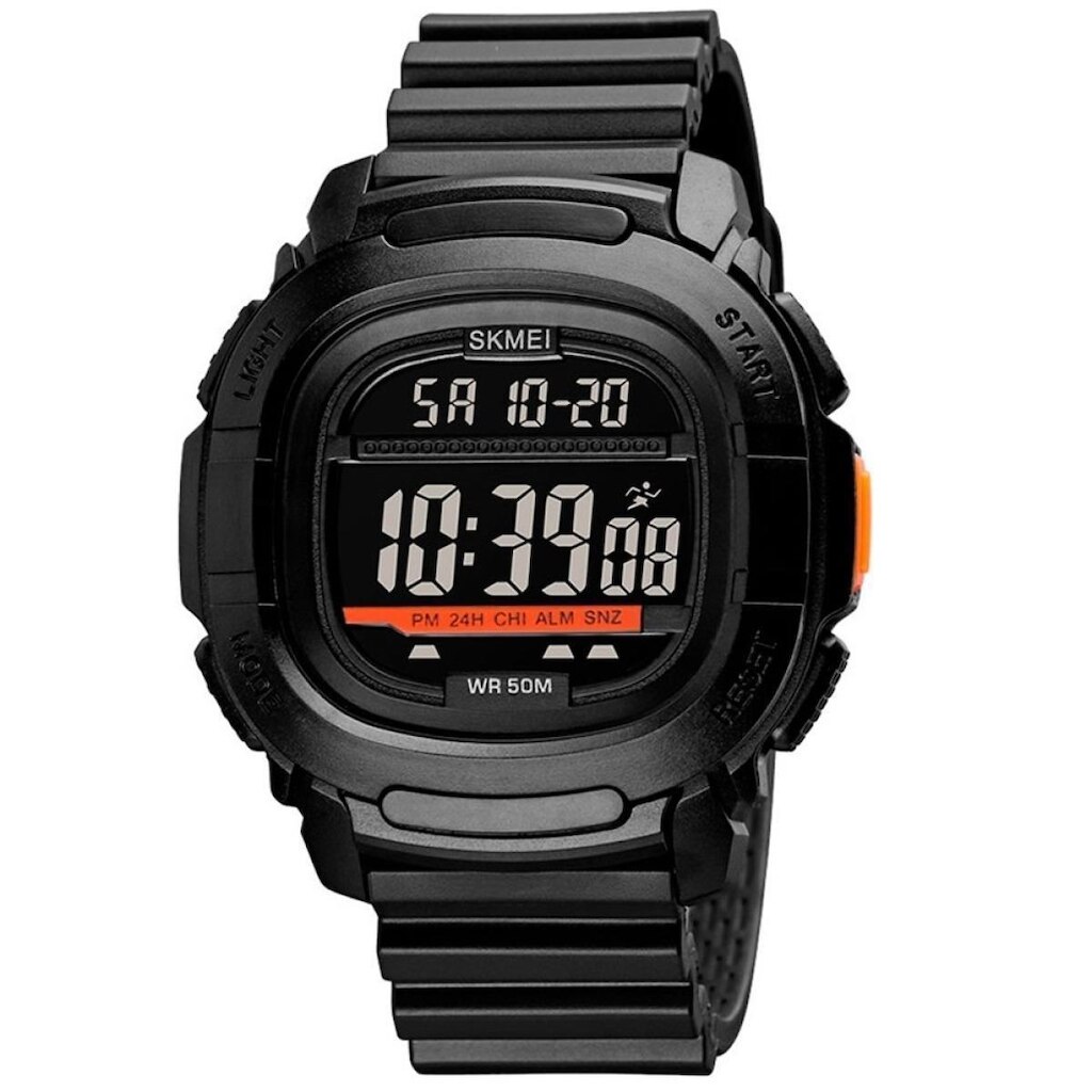 Relógio Masculino Skmei Digital 1657 Preto e Laranja