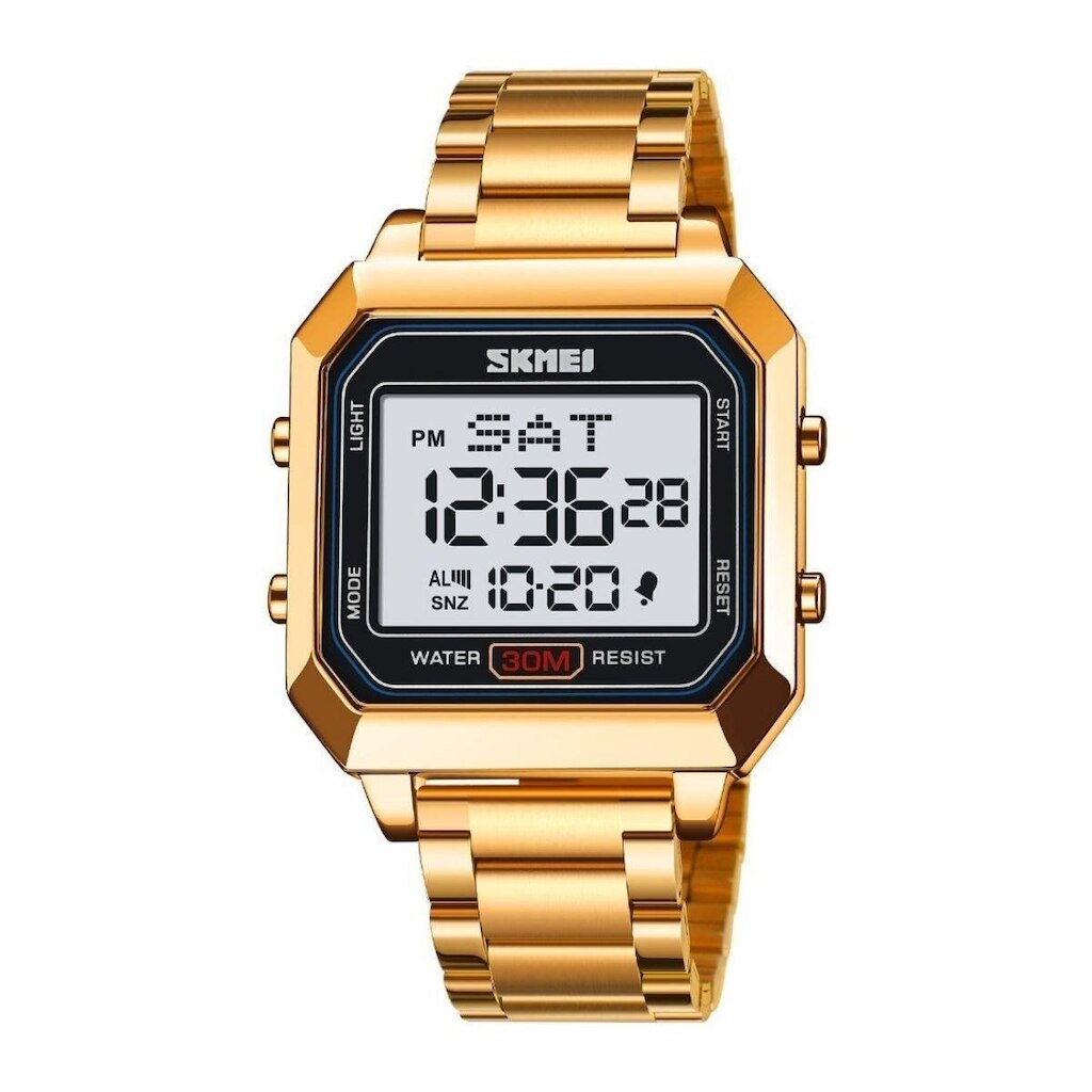 Relógio Masculino Skmei Digital 2149 Dourado e Preto