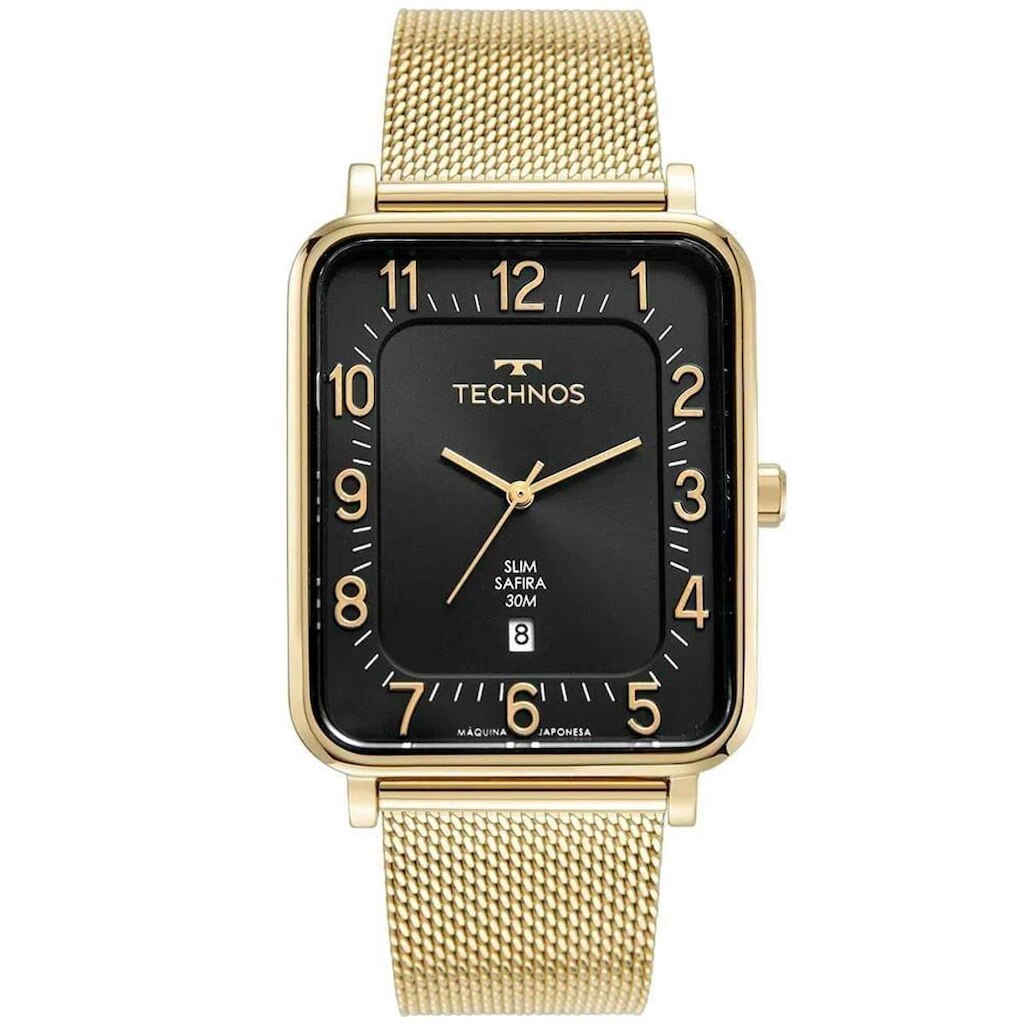 Relógio Masculino Slim Technos Prata GM10YW/1F