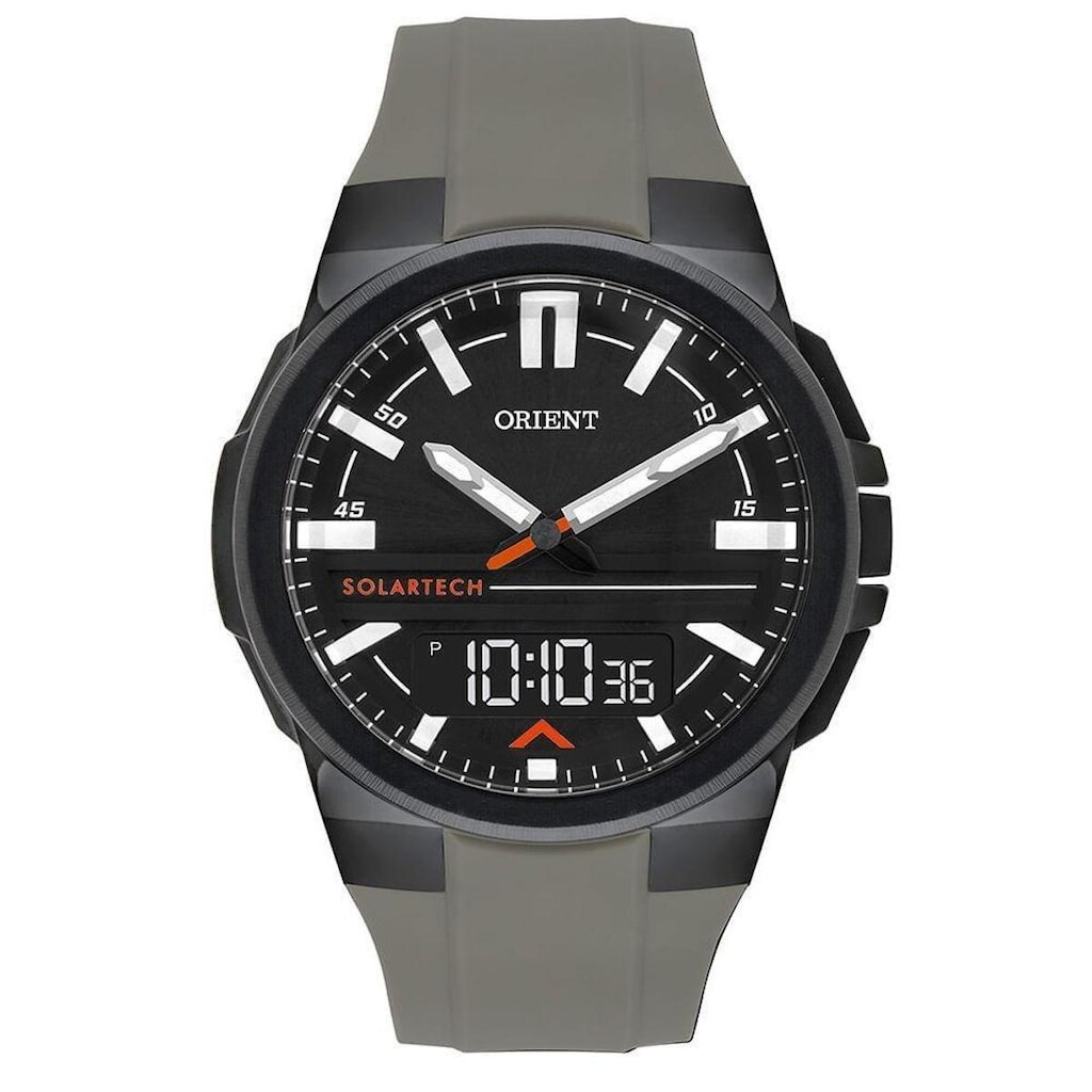 Relógio Masculino Solar Tech Orient Preto MPSPA010 P1MX