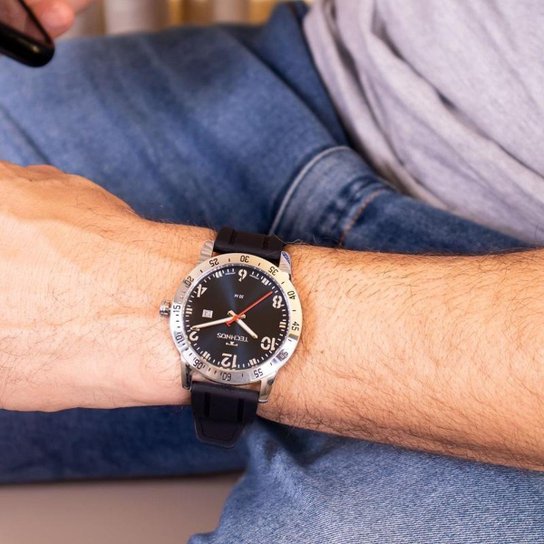 Relógio Masculino Technos Analógico Silicone Militar 2115NAS/2A Calendário