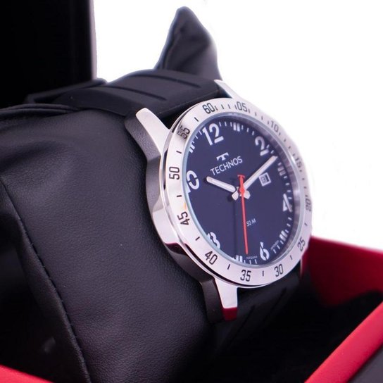 Relógio Masculino Technos Analógico Silicone Militar 2115NAS/2A Calendário