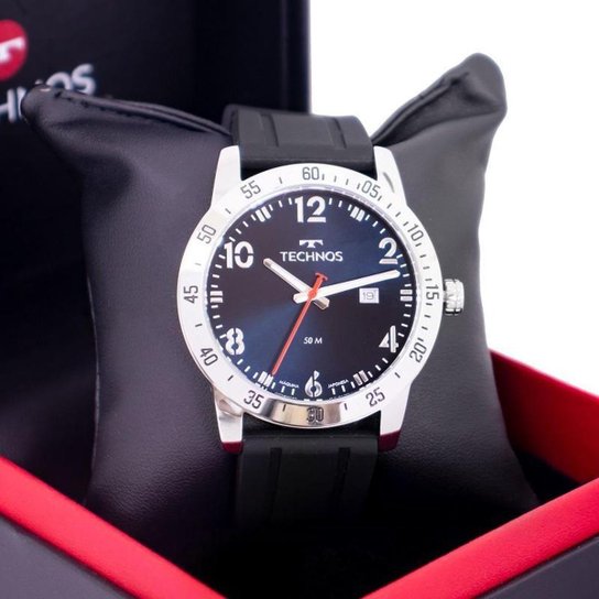 Relógio Masculino Technos Analógico Silicone Militar 2115NAS/2A Calendário