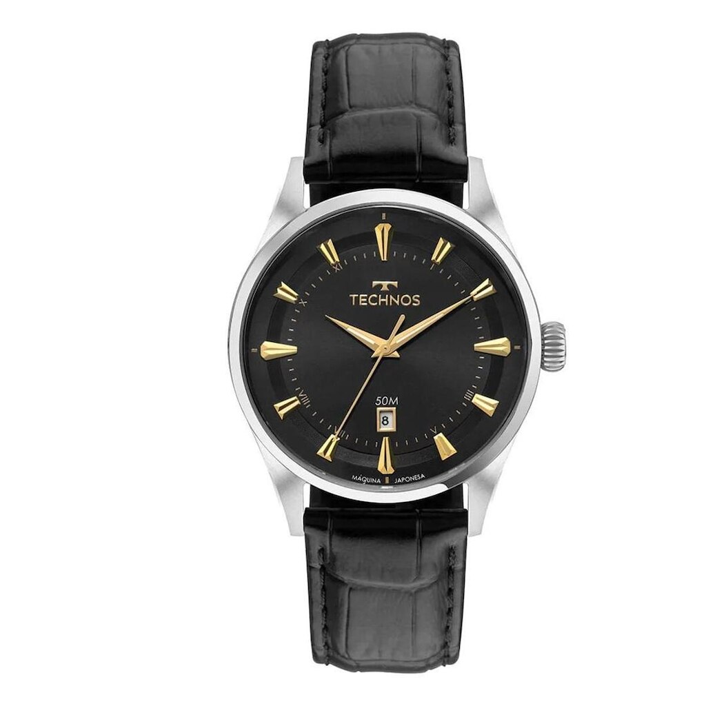 Relógio Masculino Technos Executive Prata -2115UAO/0P