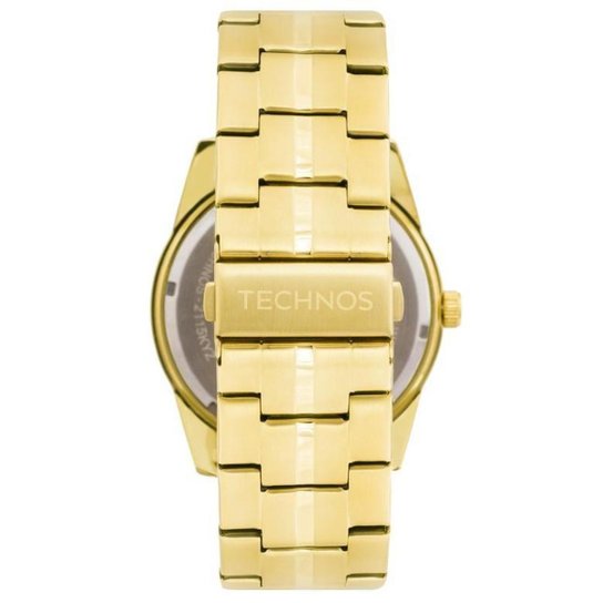 Relógio Masculino Technos Racer 2115KYZ/4A 46mm Aço Dourado