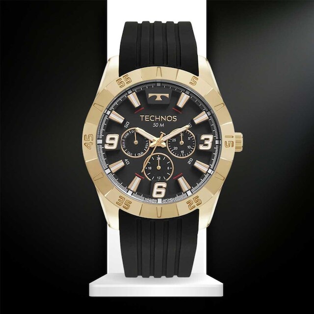 Relógio Masculino Technos Racer 6P29ALU/2P - Dourado