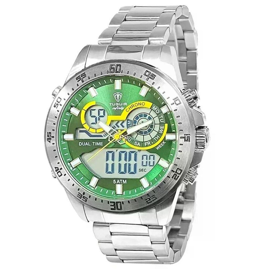 Relógio Masculino Tuguir Infinity Prata TGI37021