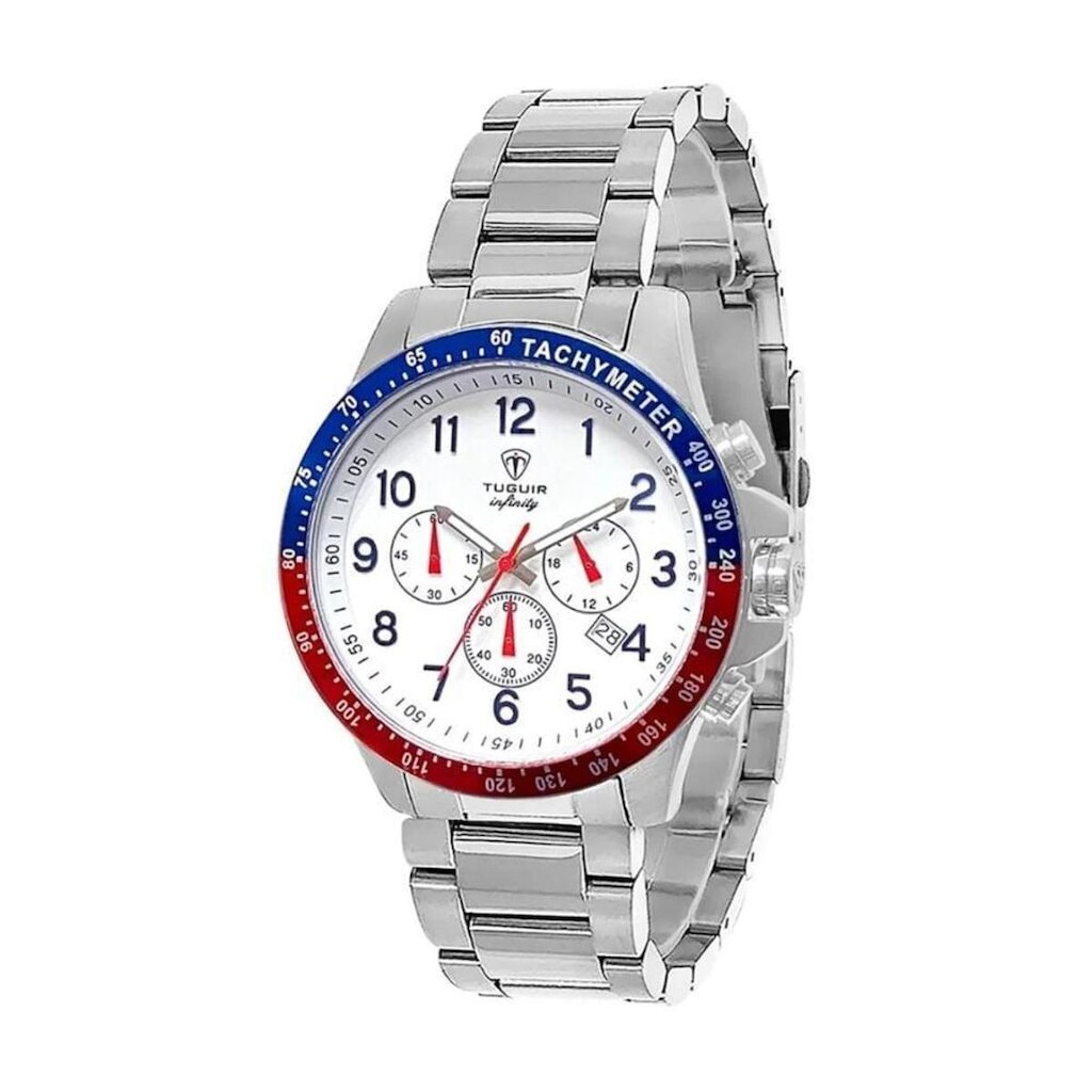 Relógio Masculino Tuguir Infinity Prata TGI37031