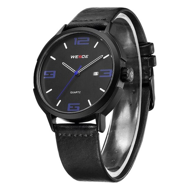 Relógio Masculino Weide Analógico WD004B Preto e Azul