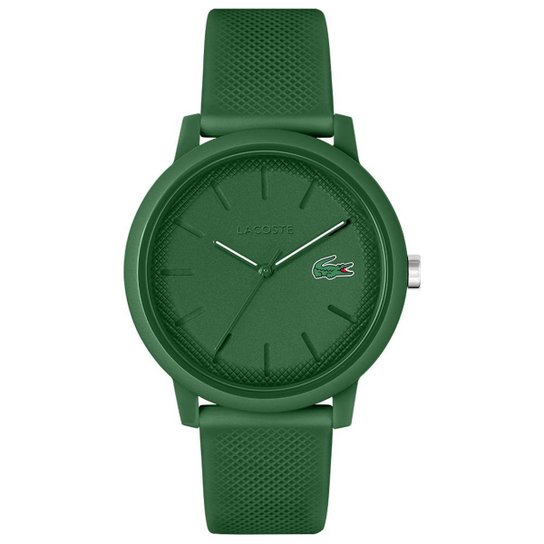 Relógio Men’s Lacoste.12.12 Masculino Borracha Verde - Verde Menor preço em Relógio Men’s Lacoste.12.12 Masculino Borracha Verde - Verde