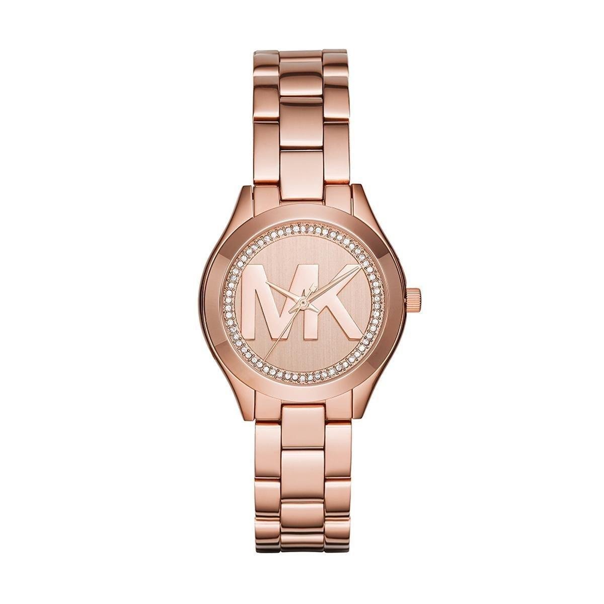 relogio michael kors feminino bronze