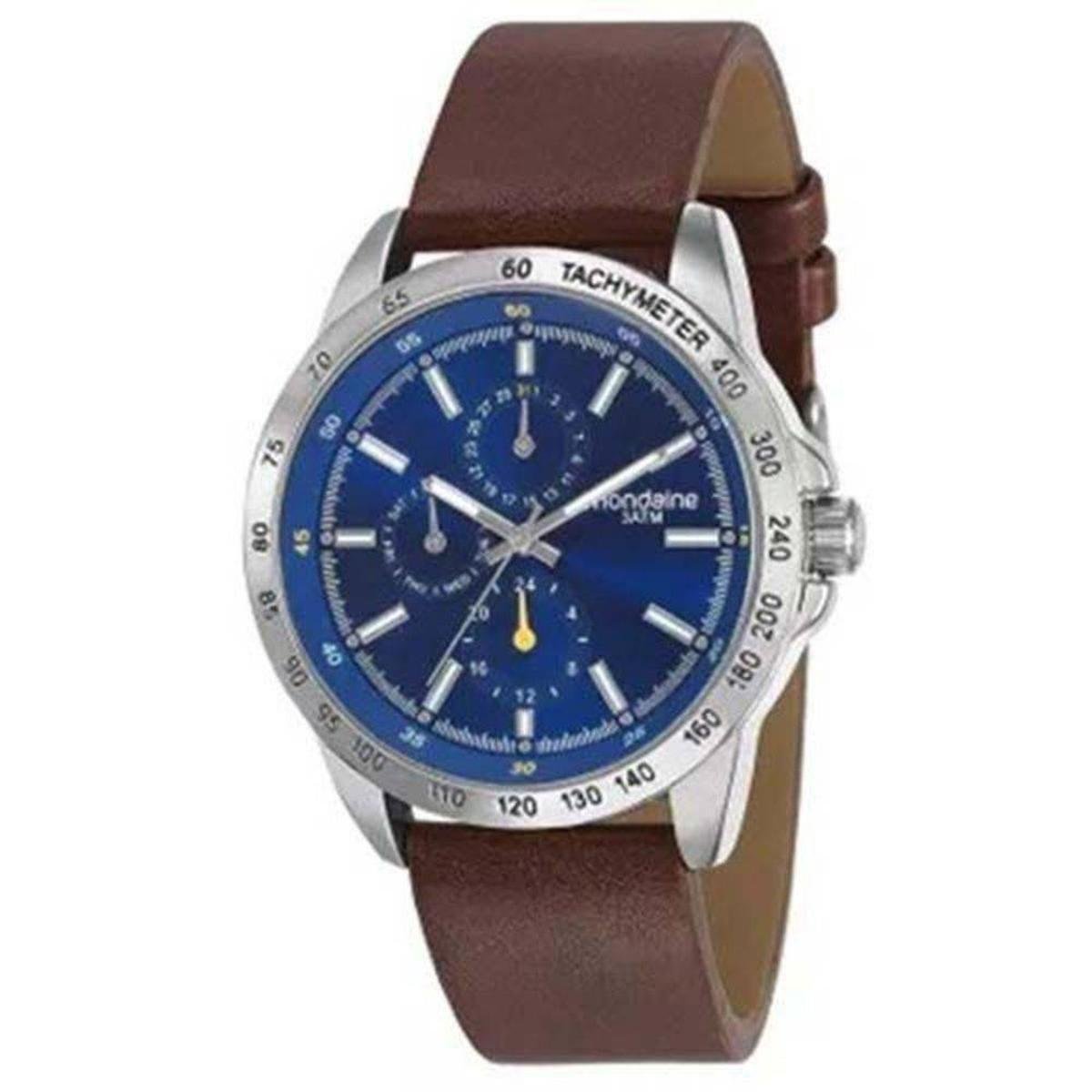 relogio mondaine marrom