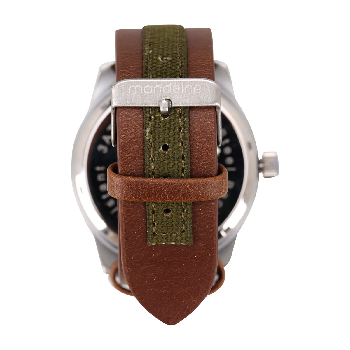 relogio mondaine marrom