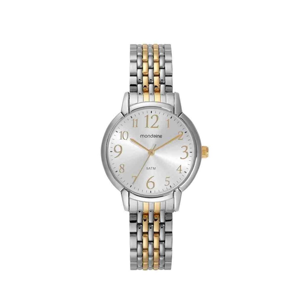 Relógio Mondaine Clássico Bicolor Feminino 32704LPMVBE1