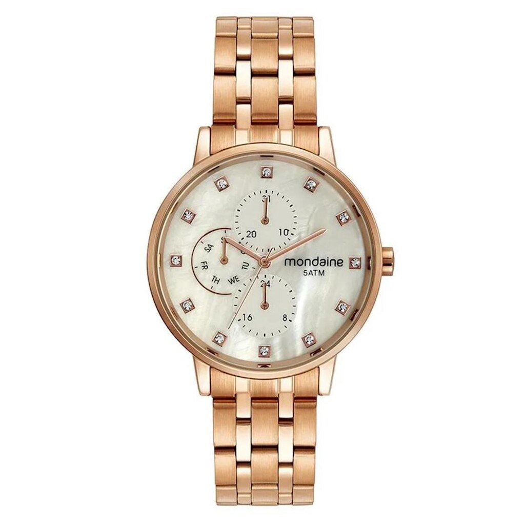 Relógio Mondaine Feminino Multifunção Rose 32489LPMVRE2