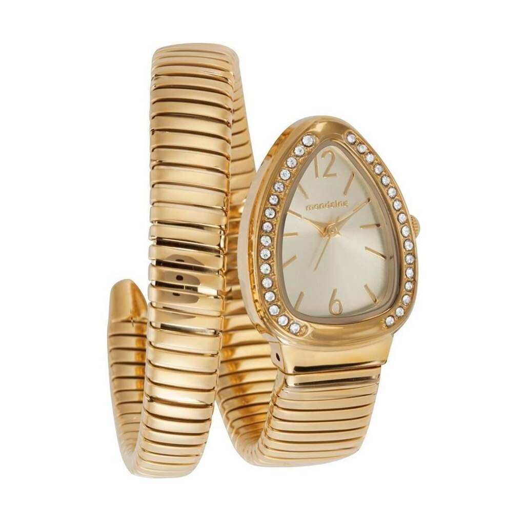 Relogio Mondaine Feminino Ref: 40012lpmvde1 Bracelete Serpente Dourado