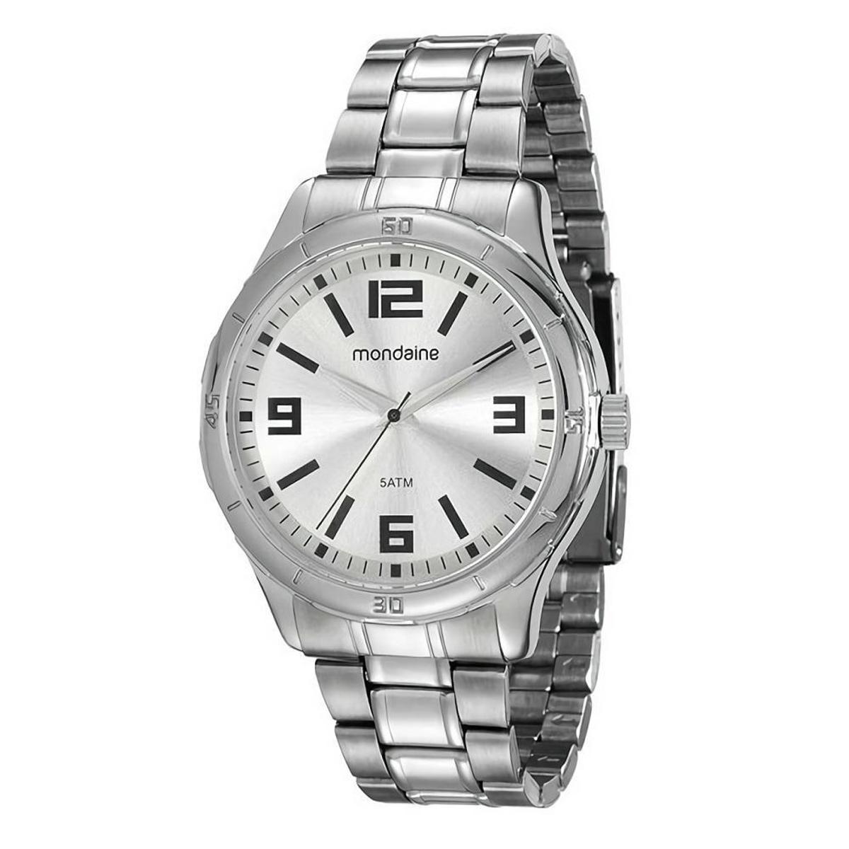 Relógio Mondaine Masculino Analógico Prata 99057G0MVNE2 Menor preço em Relógio Mondaine Masculino Analógico Prata 99057G0MVNE2